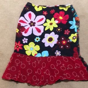 🌸NEW🌸 Moschino Jeans Vintage Multi-Pattern Rare Skirt